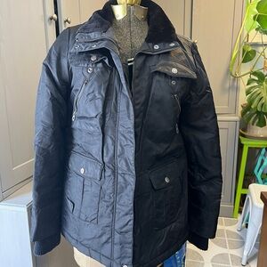 Steve Madden Black Military Field Jacket